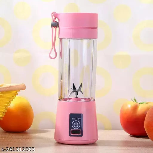 Portable Juicer - 380 ml 6 Blade Electric Portable USB Juicer