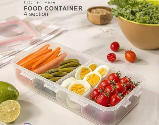 1.8 Liter Partition Box With Lid [Limon]